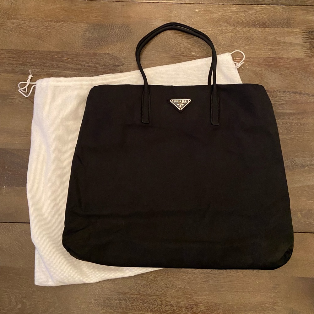 Authentic Prada Nylon Tote Bag